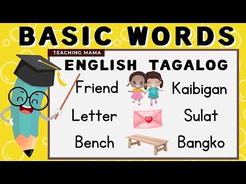 LEARN BASIC WORDS | PART 5 | ENGLISH-TAGALOG | Teaching Mama