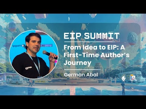 From Idea to EIP: A First-Time Author’s Journey with German Abal | Devconnect 2025
