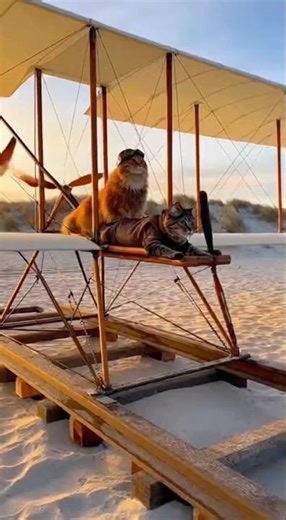 Cats Take Flight (1903) | Wright Brothers Reimagined