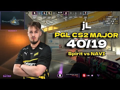 CS2 POV NAVI jL (40/19) vs Spirit (Nuke) PGL CS2 Major Copenhagen 2024