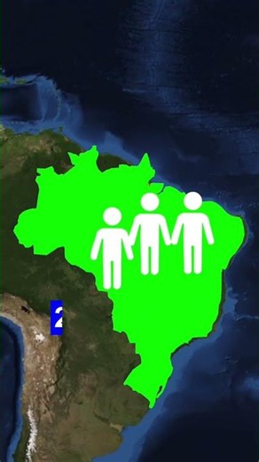 Brazil the fifth largest country in the world 🌍.