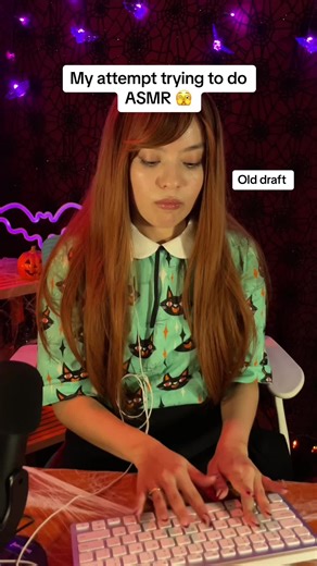 My first asmr video💀😂 I’m clearing out all mg old drafts. #asmr