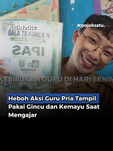 Aksi seorang guru pria yang tampil dengan riasan bibir dan gestur feminin saat mengajar menjadi sorotan setelah videonya viral di media sosial. Tayangan tersebut memicu perdebatan di kalangan warganet mengenai batasan norma serta profesionalisme tenaga pendidik di lingkungan sekolah. Unggahan itu dibanjiri beragam komentar yang terbagi dalam dua pandangan berbeda. Sebagian warganet menilai seorang guru perlu menjaga penampilan dan sikap yang sesuai dengan norma yang berlaku di sekolah. Menurut m