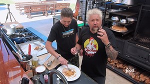 194K views · 899 reactions | This sweet creation from Se7enbites is the perfect marriage between an apple pie and a funnel cake! Settle in for a night of #DDD beginning at 6|5c. | Food Network | Facebook