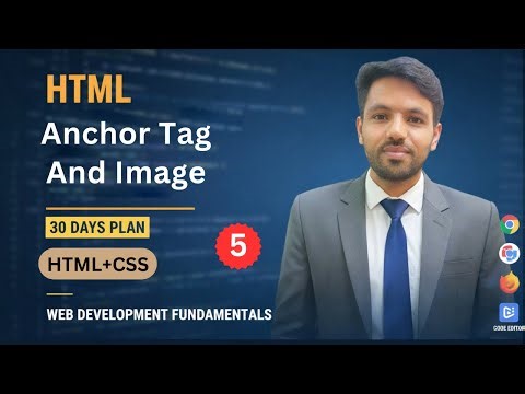 Image & Anchor Tag in HTML | Add Images & Links | Beginners | Hindi/Urdu