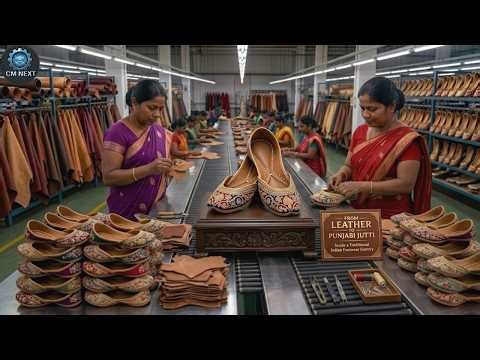 From Leather To Punjabi Jutti | Inside A Traditional Indian Footwear Factory