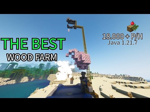 BEST AUTOMATIC WOOD FARM | Minecraft Tutorial | 1.21.7 Java