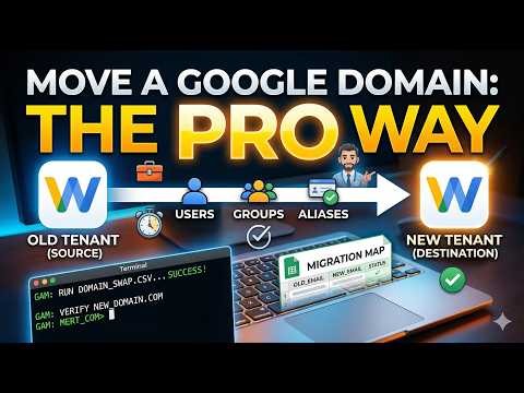 Mastering Google-to-Google Migrations: Moving a Domain Across Tenants using GAM