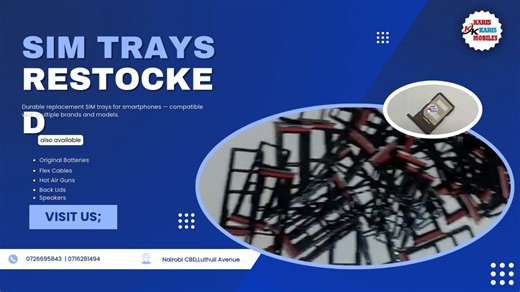 No Signal? SIM Card Not Detected? The Problem Might Be a Tiny but Crucial Part, A broken, lost, or damaged SIM tray can leave you completely disconnected. We have genuine replacement SIM trays for all major phone models in stock, including iPhones, Samsung, and more! Get reconnected quickly and affordably. DM us your phone model, and we'll check if we have your tray! | Karis Karis Mobiles