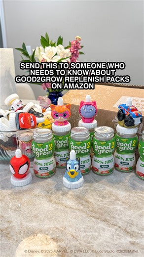 Tops for days but no bottles in sight? Our 12 Bottle Replenish Packs are here for you! Subscribe & Save today, and put that good2grow spouts collection to work for their school lunches. Shop their favorite flavors now at https://bit.ly/g2g_SubscribeSave | good2grow