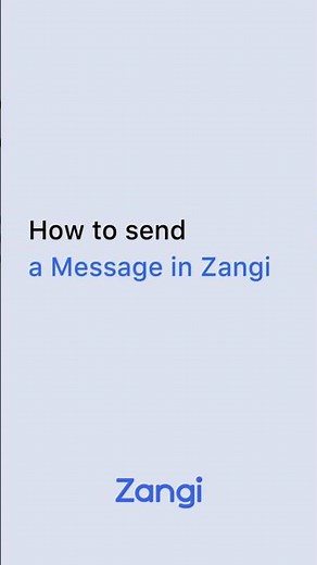 Here is how to send a message in Zangi! #zangi #privacy #messenger #dataprivacy #PrivateMessaging
