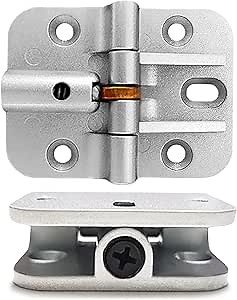 Locking Hinges 180 Degree,Adjustable Small Torque Hinges,Hinge for Folding Table Leaf,Locking Table Hinge,Suitable for Folding Tables,Bi-Folding Doors,Etc