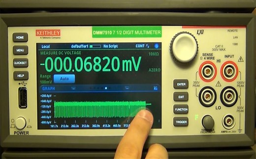 TSP＃59-吉时利DMM7510 7.5位万用表拆解和测试（原视频无任何翻译）