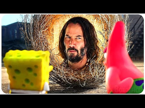 Keanu Reeves's Challenge - THE SPONGEBOB MOVIE Scene ᴴᴰ