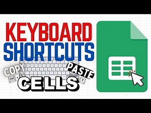 Select, Copy & Paste Cells with these Keyboard Shortcuts! | Google Sheets (Copy Formulas)