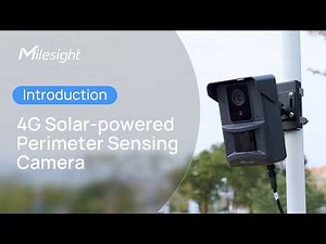Introducing Milesight 4G Solar-powered Perimeter Sensing Camera!