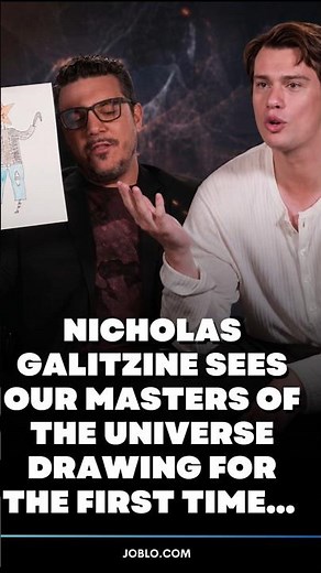 We Gave He-Man Star Nicholas Galitzine Our Masters of the Universe artwork. His Reaction Says It All