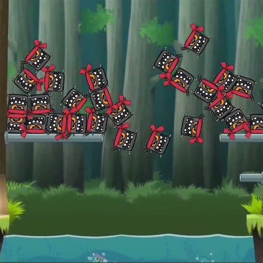 Red Ball vs 100 Boxes – Jungle Survival