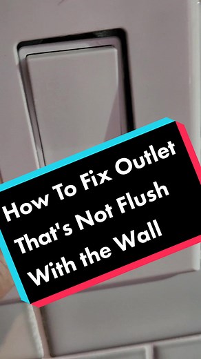 DIY Easy Fix for Sunken Electrical Outlets