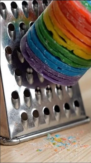 Colorful Candle Grating ASMR – Satisfying Close-Up! #asmr