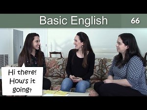 Mind Luster - Learn Lesson 66  Basic English with Jennifer  Everyday Greetings