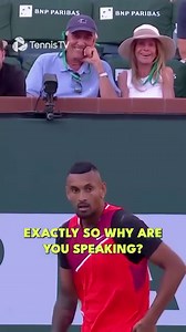 10M views · 231K reactions | Nick Kyrgios doesn’t tell Ben Stiller how to act 藍 | Tennis TV | Facebook