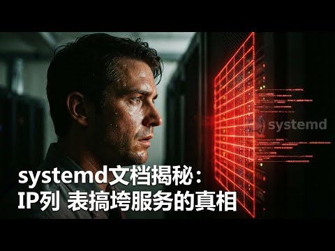 systemd文档：「IP访问列表不适用于服务创建的任何Socket」— 一句话揭示无数服务崩溃的真相