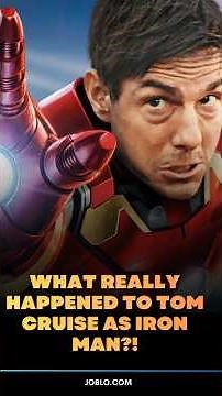 What REALLY Happened To Tom Cruise as IRON MAN?!