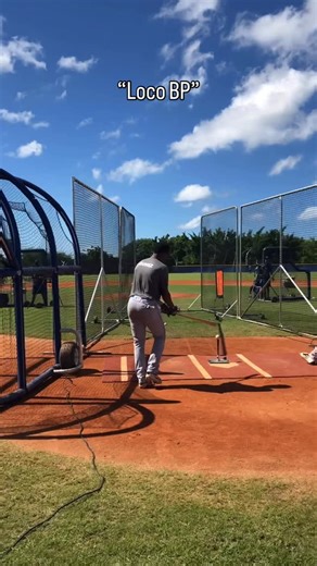 George Carroll on Instagram: "“Loco BP” When I was the hitting coach in the DR during instructs in 2018 I decided to get creative. The reason for this set up was to be more efficient with our time during practice. @bluejays . #fyp #baseballlife #hittingdrills #bluejays #beisbol"