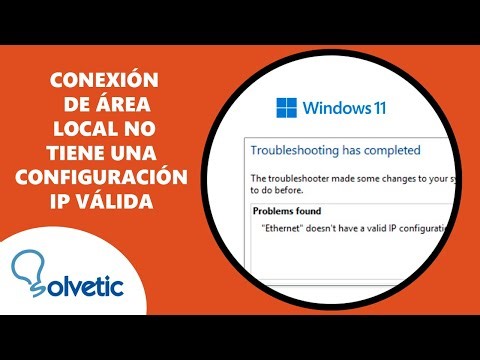 Local Area Connection does not have a valid IP configuration ✅ SOLUTION