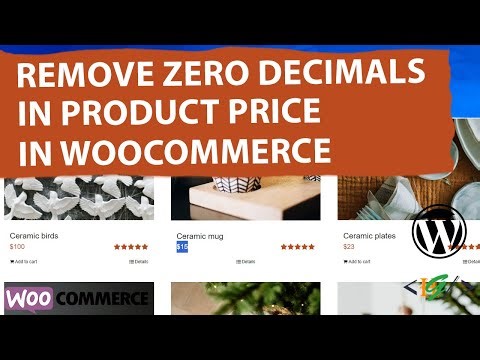 How to Remove Zero Decimals in Product Price using Custom Code in WooCommerce