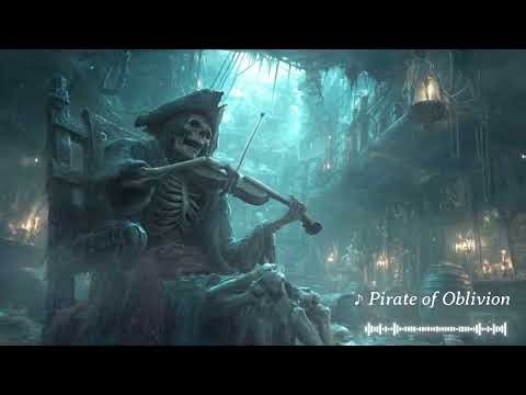 What Happens When a Skeleton Pirate Plays Violin?⚔️Pirate Caribbean Orchestra Music & Ambience