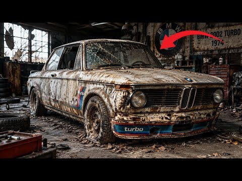 ASMR Car Restoration: Full Rebuild of a 1974 BMW 2002 Turbo | Abandoned to Like New