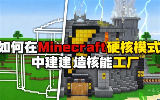 [中配]如何在Minecraft硬核模式中建造核能工厂 - aCookieGod