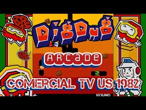Dig Dug Arcade TV Commercial US 1982 | Game Archive