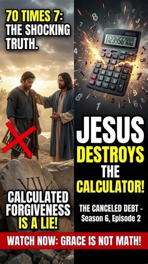 Grace isn’t a math problem. If you’re still counting, you haven't actually forgiven them. #70Times7 #Grace #Jesus #Forgiveness #Matthew18 #Christianity