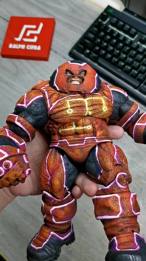 1K reactions · 17 shares | Juggernaut marvel select action figure custom repaint. 刺 | Rain Cifra | Facebook