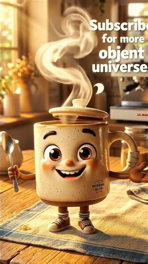 Talking Coffee Mug – Funny Object Animation #ObjectUniverse #TalkingObjects #CoffeeMug #Shorts