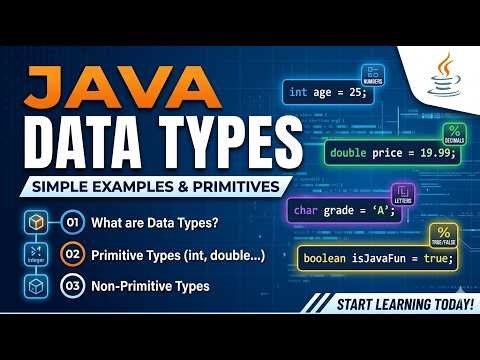 Data Types in Java Explained for Beginners