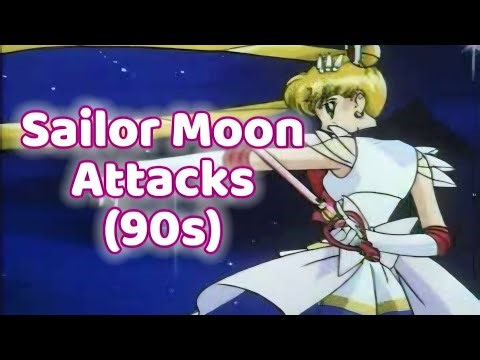 All Sailor Moon Attacks (90s)