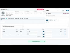iTRUST Optometry EHR | Creating an order