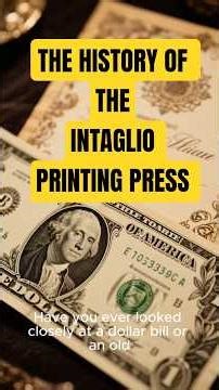 The HISTORY OF THE INTAGLIO PRINTING PRESS #machine #howthingswork #inventions