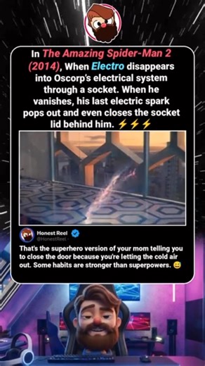 67K views · 282 reactions | Electro's Shocking Exit in The Amazing Spider Man 2 You Probably Missed. #Shorts, #SpiderMan, #Electro, #AmazingSpiderMan2, #MovieMoments, #SuperheroContent, #facebookreelsviral | Honest Reel | Facebook