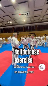 6.1K views · 529 reactions | Self-defense exercise | IIC 189 Slovakia 2025| GM Jurek JEDUT Session | Master Sławek Kamola | Watch, listen to, and try to do this exercise with your partner slowly, then quickly.  @mariusz__cieslik #taekwondo #tkdlive #selfdefensetraining | TKD LIVE | Facebook