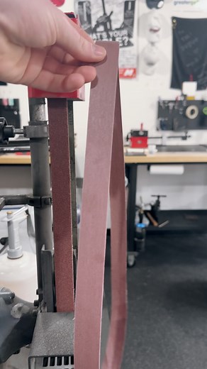 Your ferrules will find out the hard way, happens every Master Class 😂 The first is an 80 grit sanding belt for abrading steel tips. The second is Egyptian cloth made for turning ferrules down. 😅 #ferrules #turning #belts #sanding #sandingbelts #golf #masterclass #mitchellgolf #loft #michigan #pga | Mitchell Golf Equipment Company