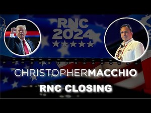 Christopher Macchio Closes 2024 RNC with Powerful Nessun Dorma Performance in Milwaukee 🎶🇺🇸