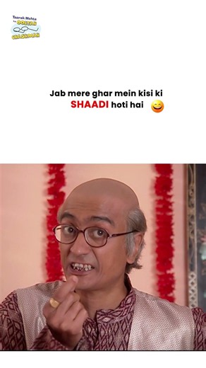 Jab mere ghar mein kisi ki shaadi hoti hai ! ! #tmkoc #funny #jethalal #daya #shortsfeed