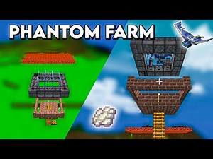 Phantom Farm In Minecraft Pe/Bedrock 1.19 | Best Phantom Membrane Farm