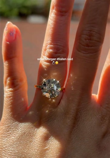 Now I just need the babies and the house 😅 Ring Details – save for reference ✨ • Setting: Leah • Metal Type: 14kt Yellow Gold • Band Width: 2.0mm • Center Stone: Round Lab Diamond • Carat: 5.07ct | Color: E | Clarity: VS1 • Certification: IGI 681531328 • Price: $6,179 • 1 available now 💖 🛍️ Shop now at PrincessBrideDiamonds.com 💬 Text us if you have any questions or custom order inquiries! ✨ 714.899.1122