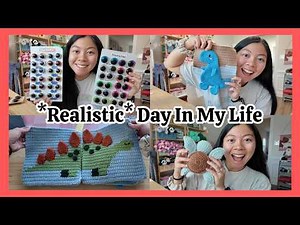 *Realistic* Day In My Life as a Full-Time Crochet Artist 🌱 Baby Book, New Yarn, Chatty Vlog 🧶